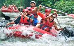 Village Cycling With Rafting