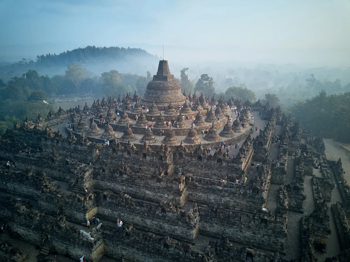 Borobodur Top View